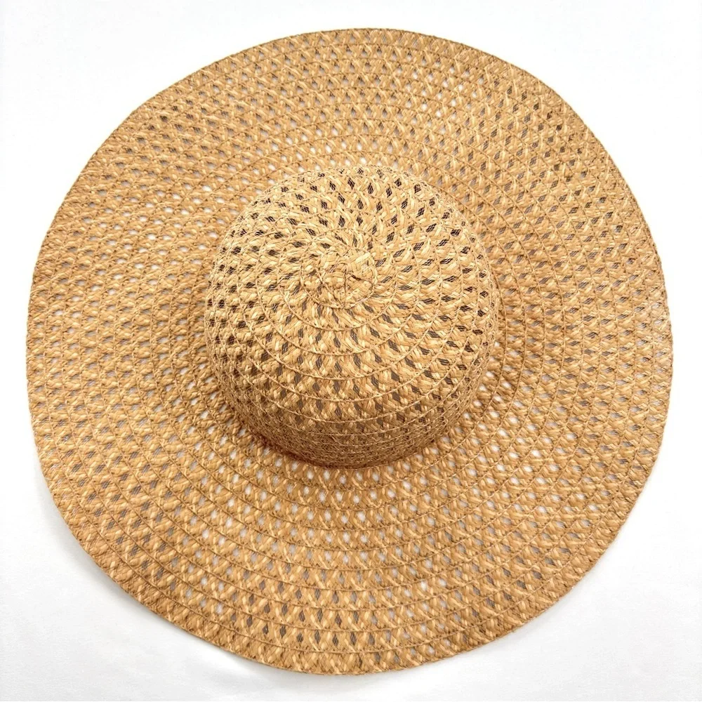 Women’s Straw Wide Brim Sun Hat Style JHP02008 - Picture 3 of 11